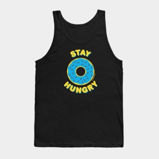 Stay Hungry (Blue Donut) Tank Top